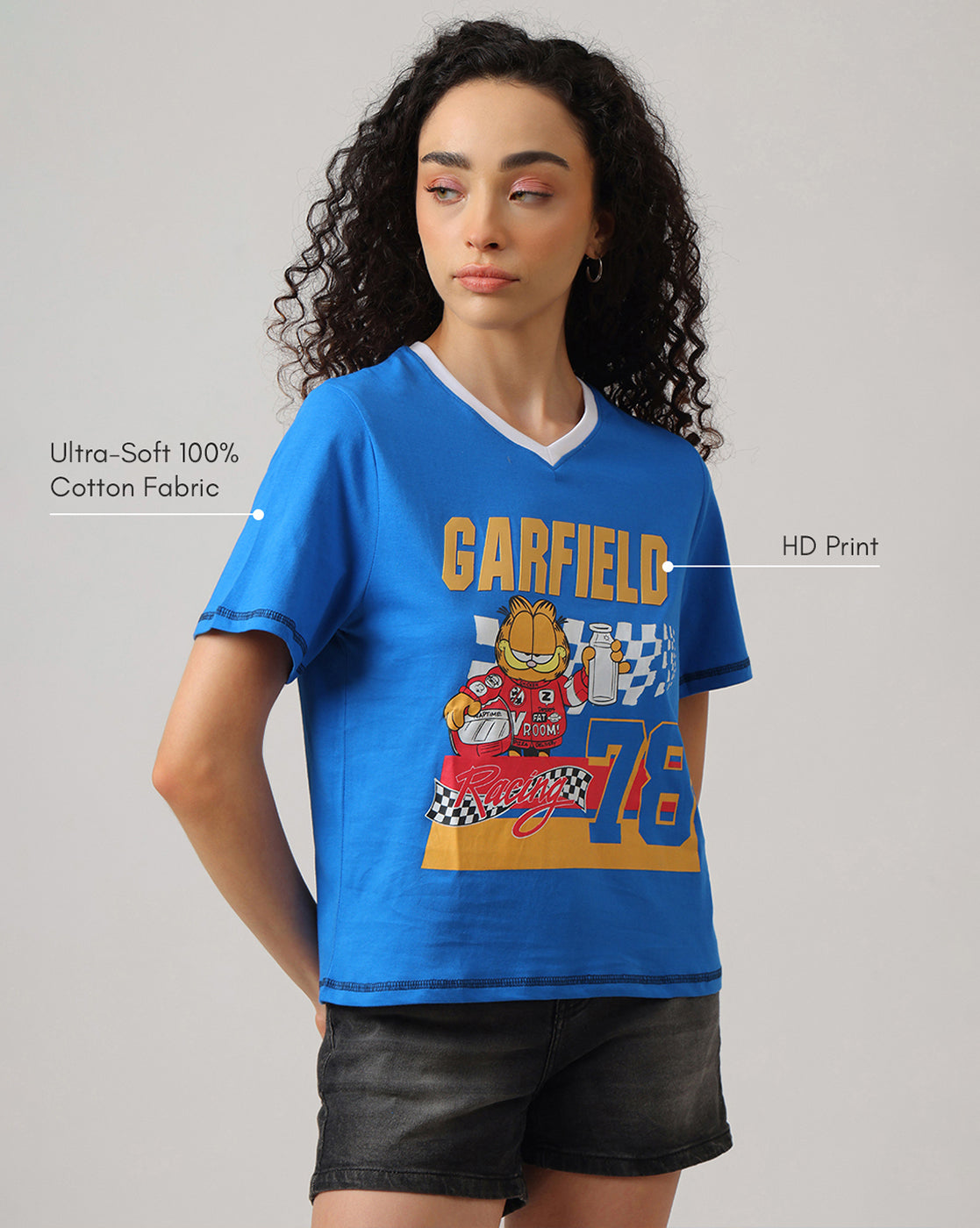 Garfield Regular Fit Tshirt  Women