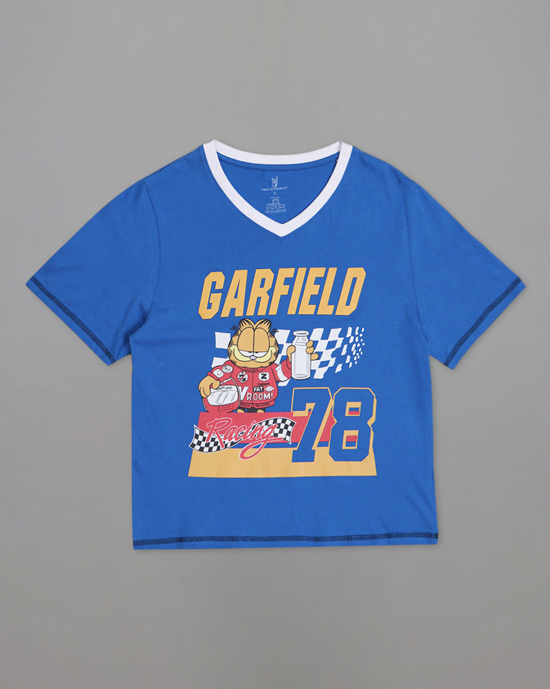 Garfield Printed Regular Fit Tshirt For Women