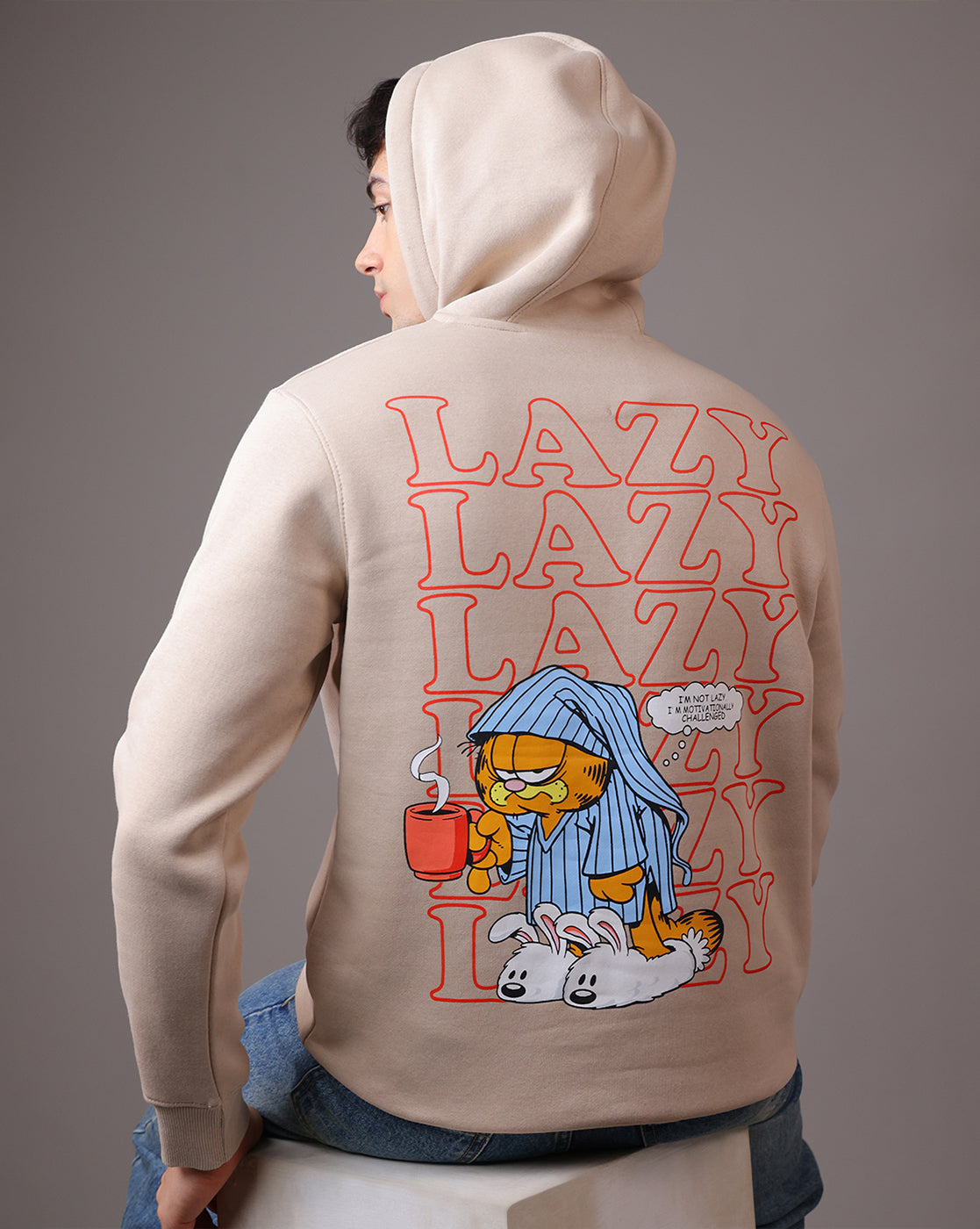 Garfield Regular Fit Hoodie  Men