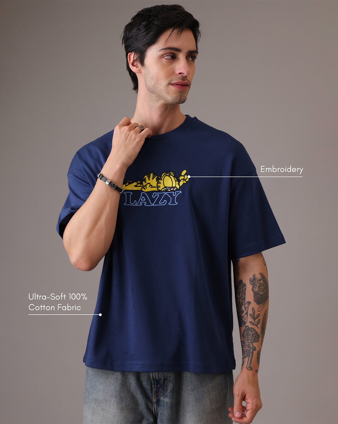 Garfield Oversized Tshirt Men
