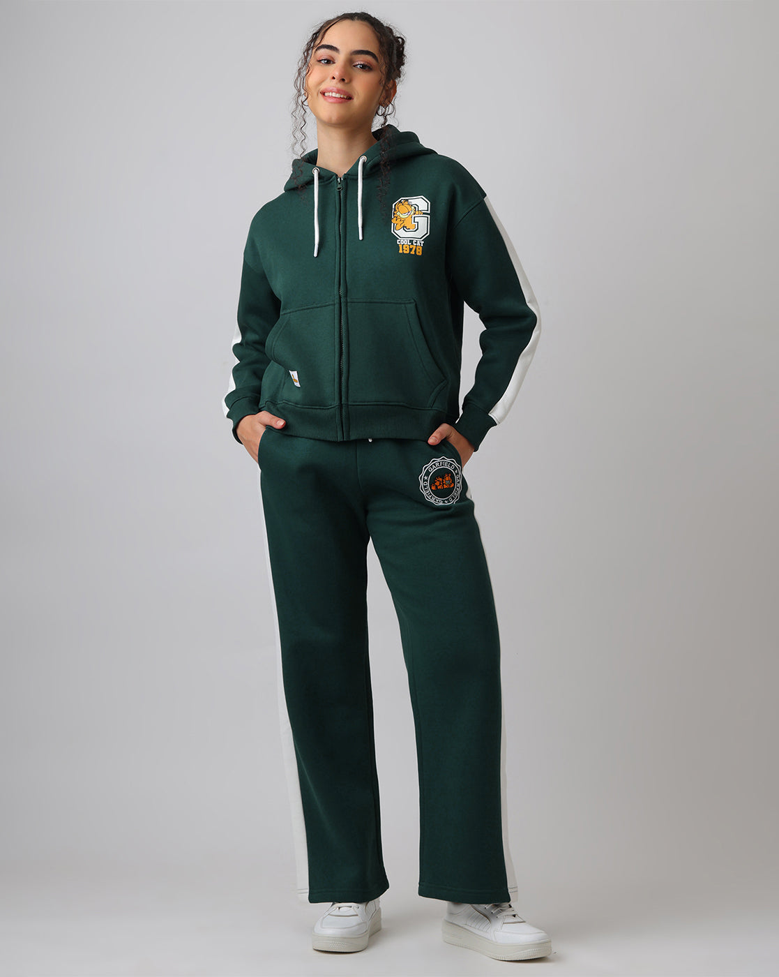Garfield Women Hoodie & Joggers Co-Ords Set Women
