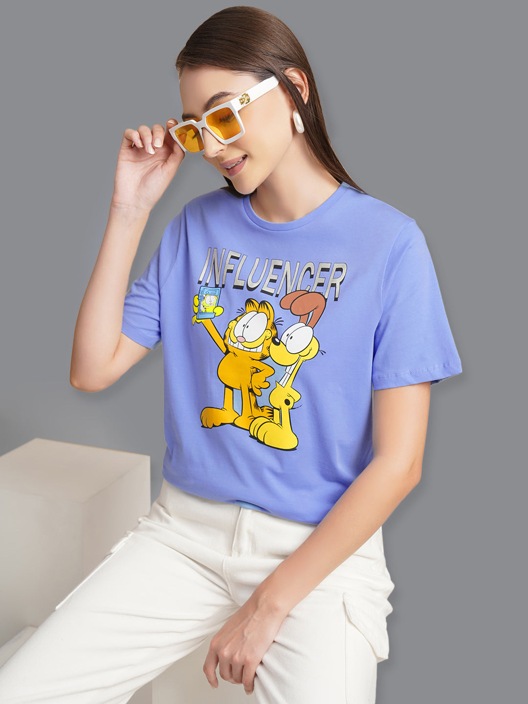 T-shirt iconic gris clair chiné Fruit Of The Loom | La Redoute T-shirt iconic gris clair chiné Fruit Of The Loom | La Redoute