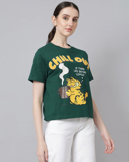 Garfield  Regular Fit Tshirt  Women