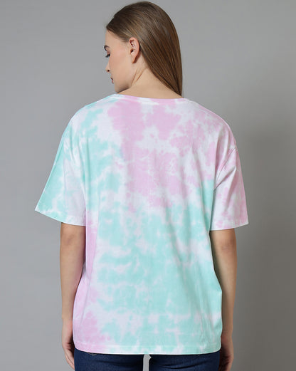 Garfield Tie-Dye Oversized Fit Tshirt  Women