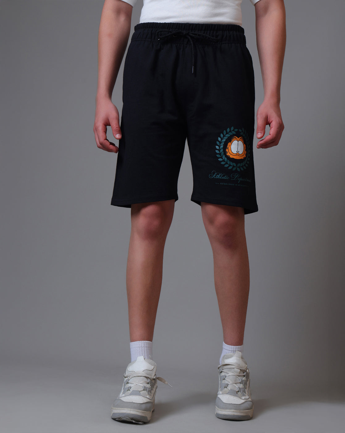 Garfield Printed  Regular Fit Shorts For Men