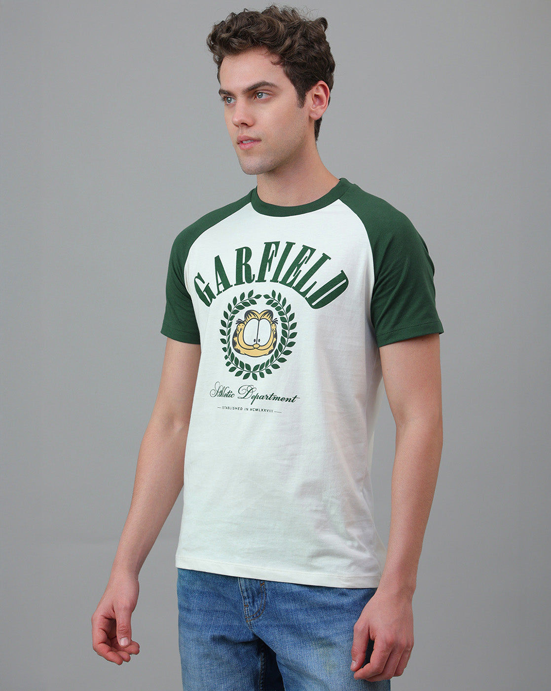 Garfield Printed Regular Fit Tshirt For Men