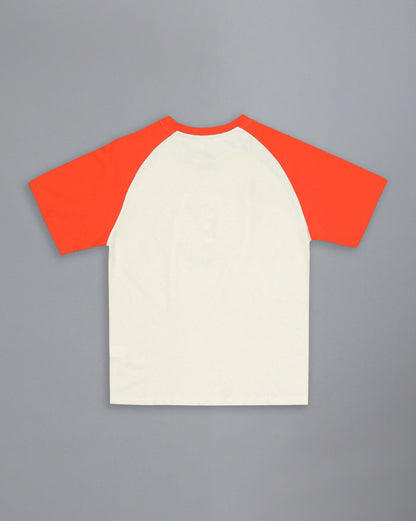Garfield Embroidered Regular Fit Raglan Sleeves Tshirt  Women