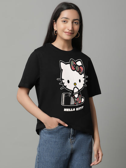 Hello Kitty Punk Oversized Tshirt Women