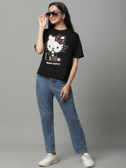 Hello Kitty Punk Oversized Tshirt Women