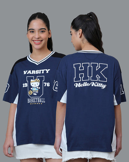 Hello Kitty Oversized Varsity T-shirt Women