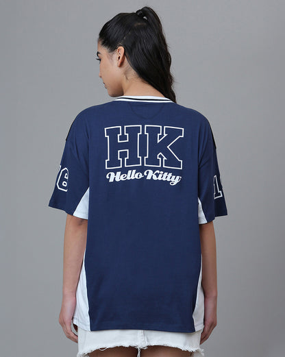 Hello Kitty Oversized Varsity T-shirt Women