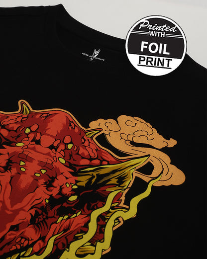 House Of The Dragon Caraxes Oversized Tshirt Men