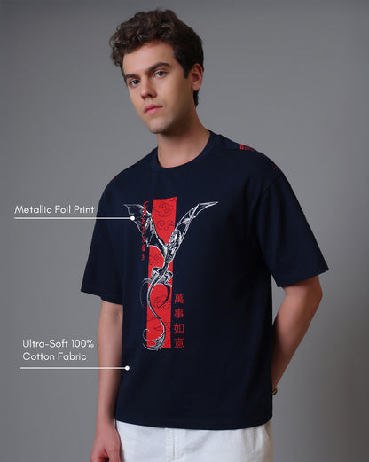 House Of The Dragon Caraxes Oversized Tshirt Men