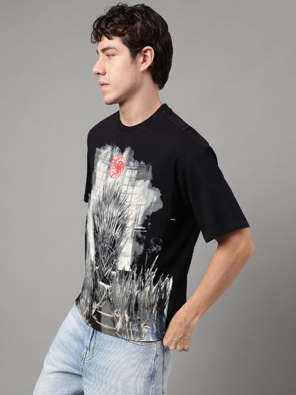 House Of The Dragon The Iron Throne Oversized Tshirt Men