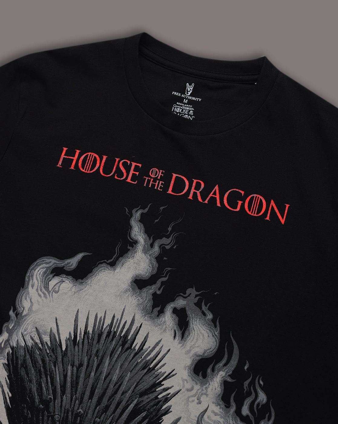 House of the Dragon Iron Throne Regular Fit Tshirt