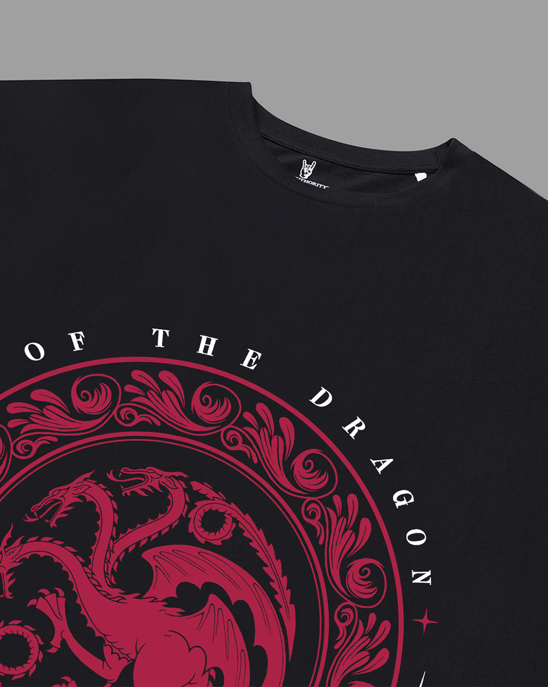 House Of Dragon Printed Oversized Tshirt For Women