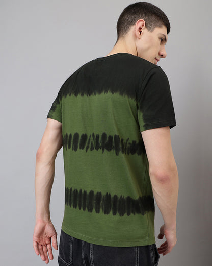 Harry Potter Slytherin Theme Tie-Dye Regular Fit Tshirt Men
