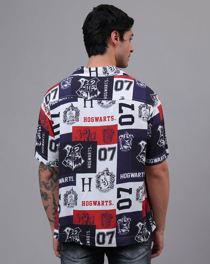 Harry Potter Hogwarts Regular Fit Casual Shirt