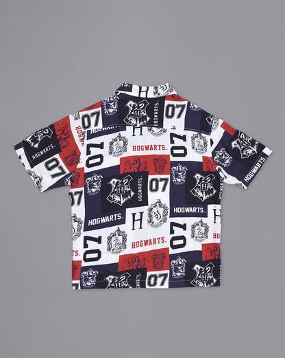 Harry Potter Hogwarts Regular Fit Casual Shirt