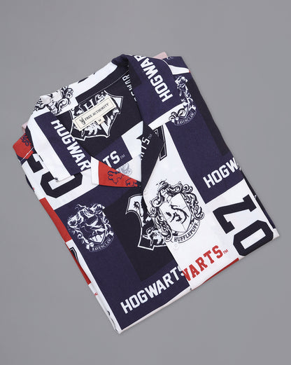 Harry Potter Hogwarts Regular Fit Casual Shirt