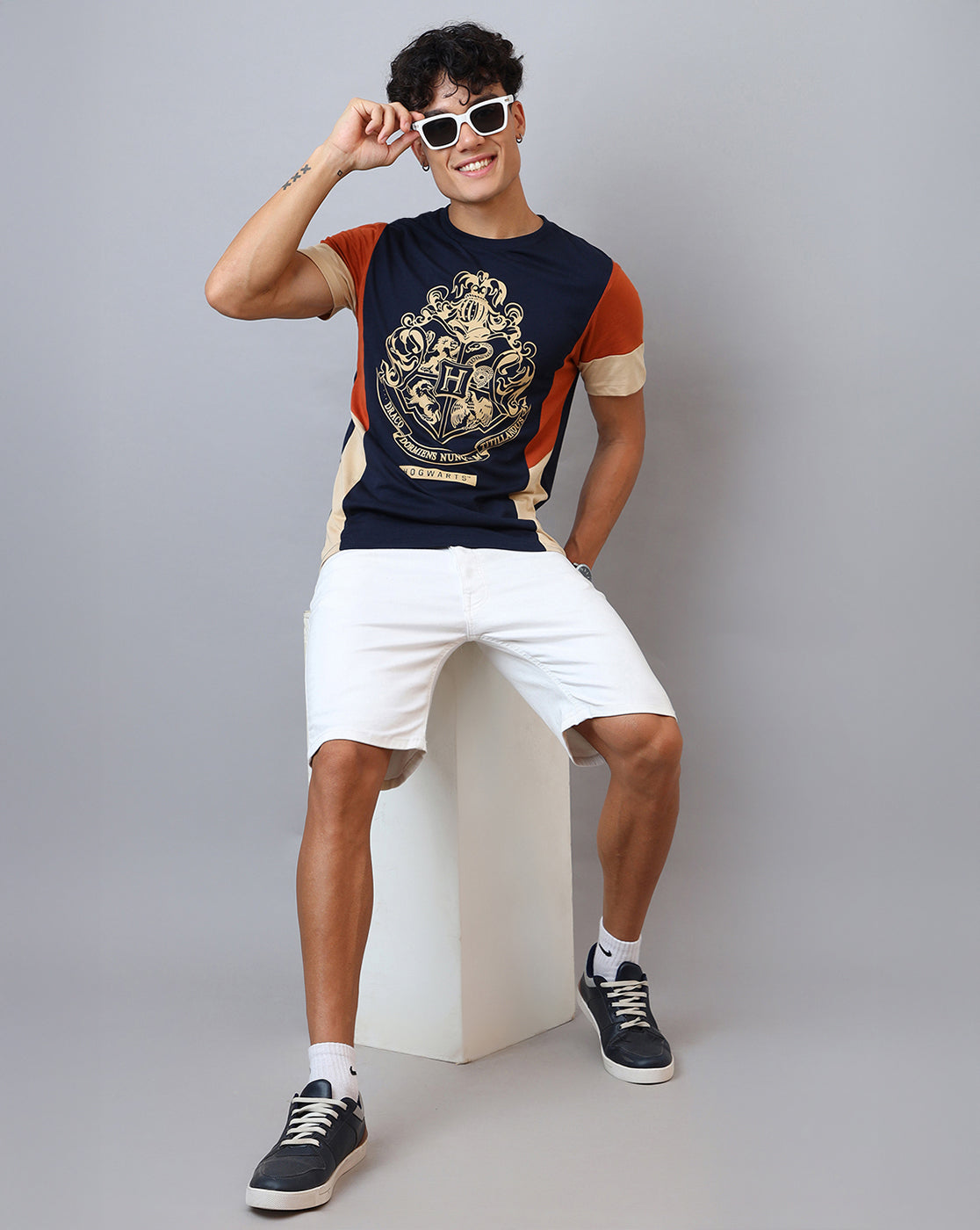 Harry Potter Printed Regular Fit Tshirt For Men