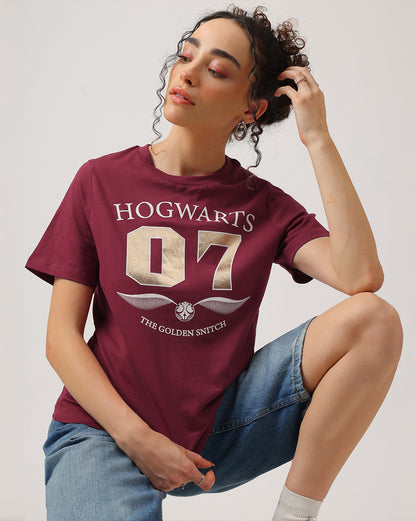 Harry Potter The Golden Snitch Regular Fit Tshirt
