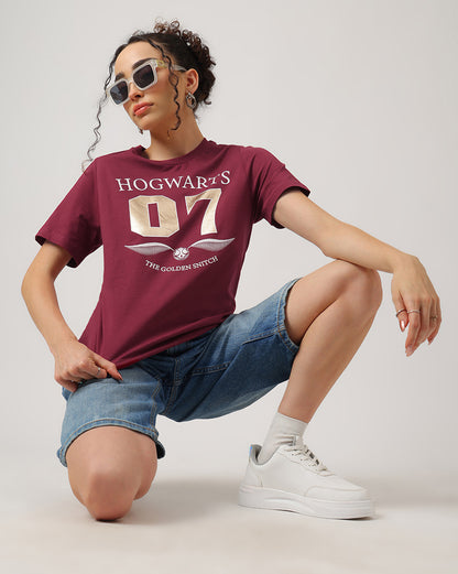 Harry Potter The Golden Snitch Regular Fit Tshirt