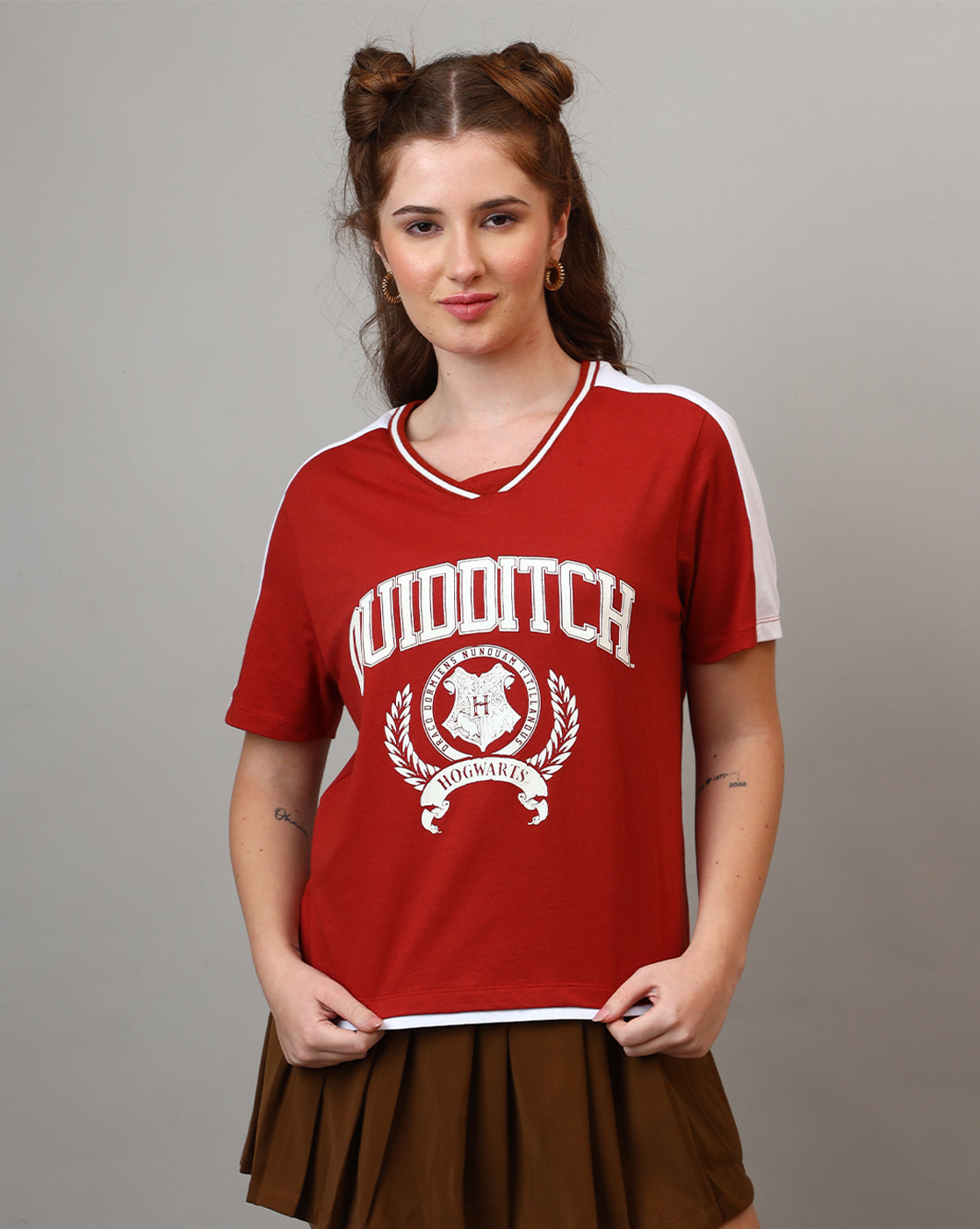Harry Potter Printed Regular Fit Tshirt For Women