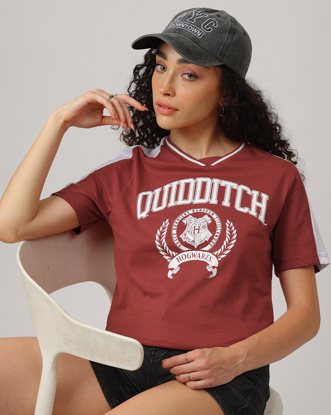 Harry Potter Hogwarts Quidditch Regular Fit Tshirt