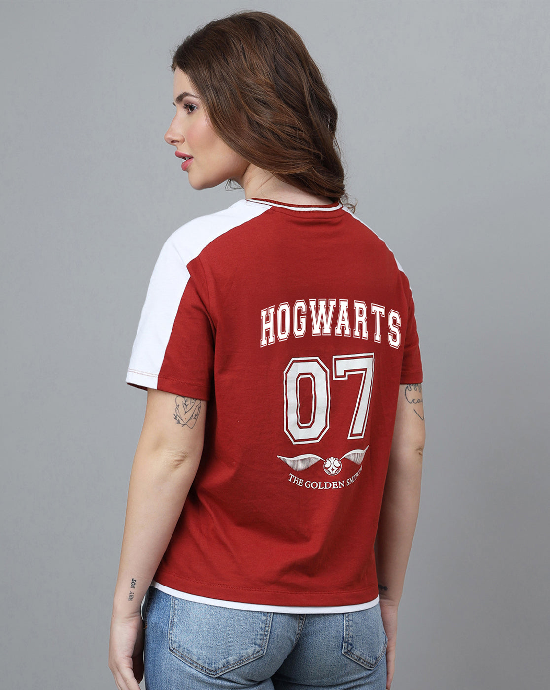 Harry Potter Printed Regular Fit Tshirt For Women