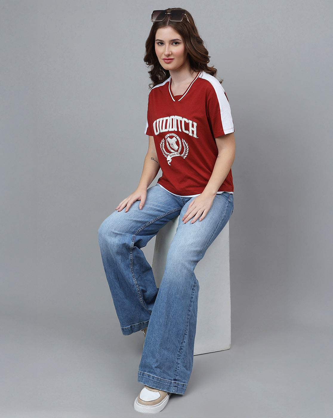 Harry Potter Printed Regular Fit Tshirt For Women