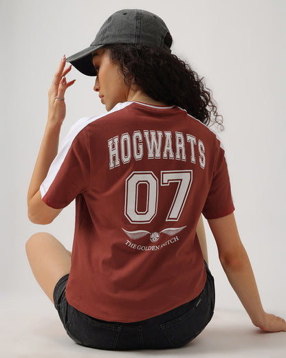 Harry Potter Hogwarts Quidditch Regular Fit Tshirt