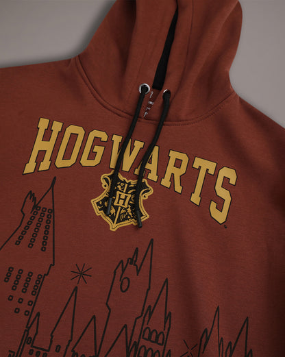 Harry Potter Hogwarts Regular Fit Hoodie Men