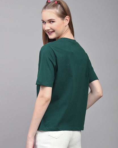 Harry Potter Embroidered Regular Fit Tshirt  Women
