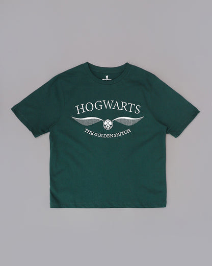 Harry Potter Embroidered Regular Fit Tshirt  Women