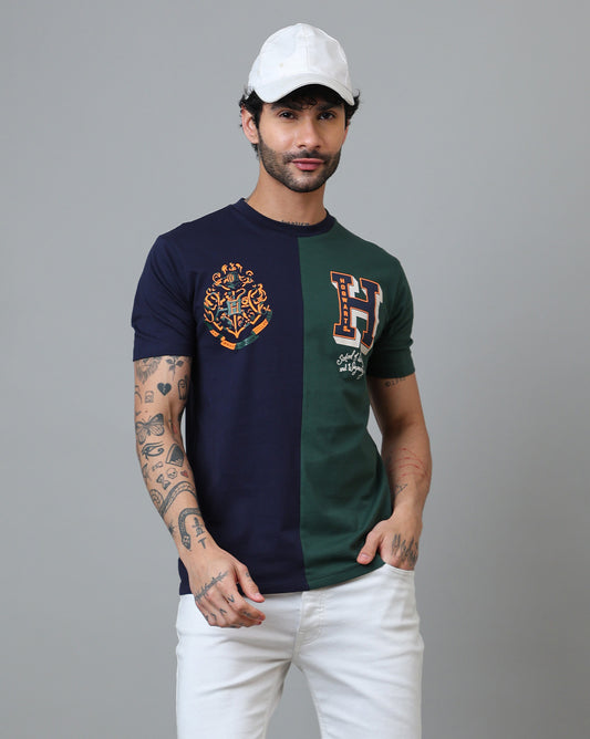 Hogwarts Printed Regular Fit Tshirt For Men