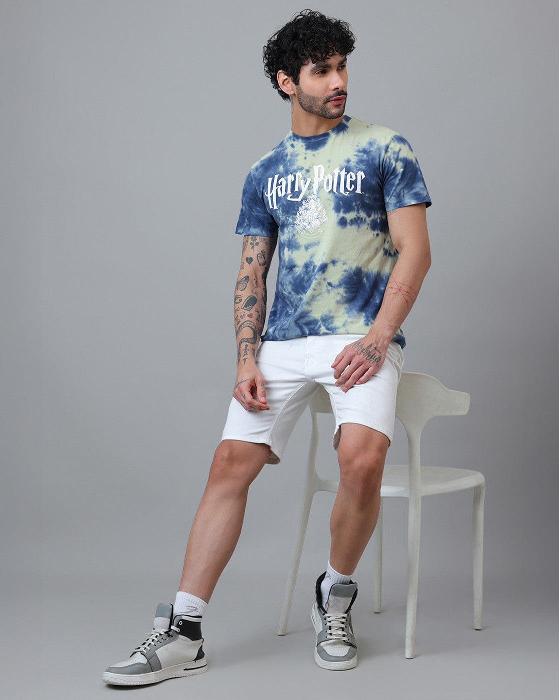 Harry Potter Tie-Dye Regular Fit Tshirt For Men