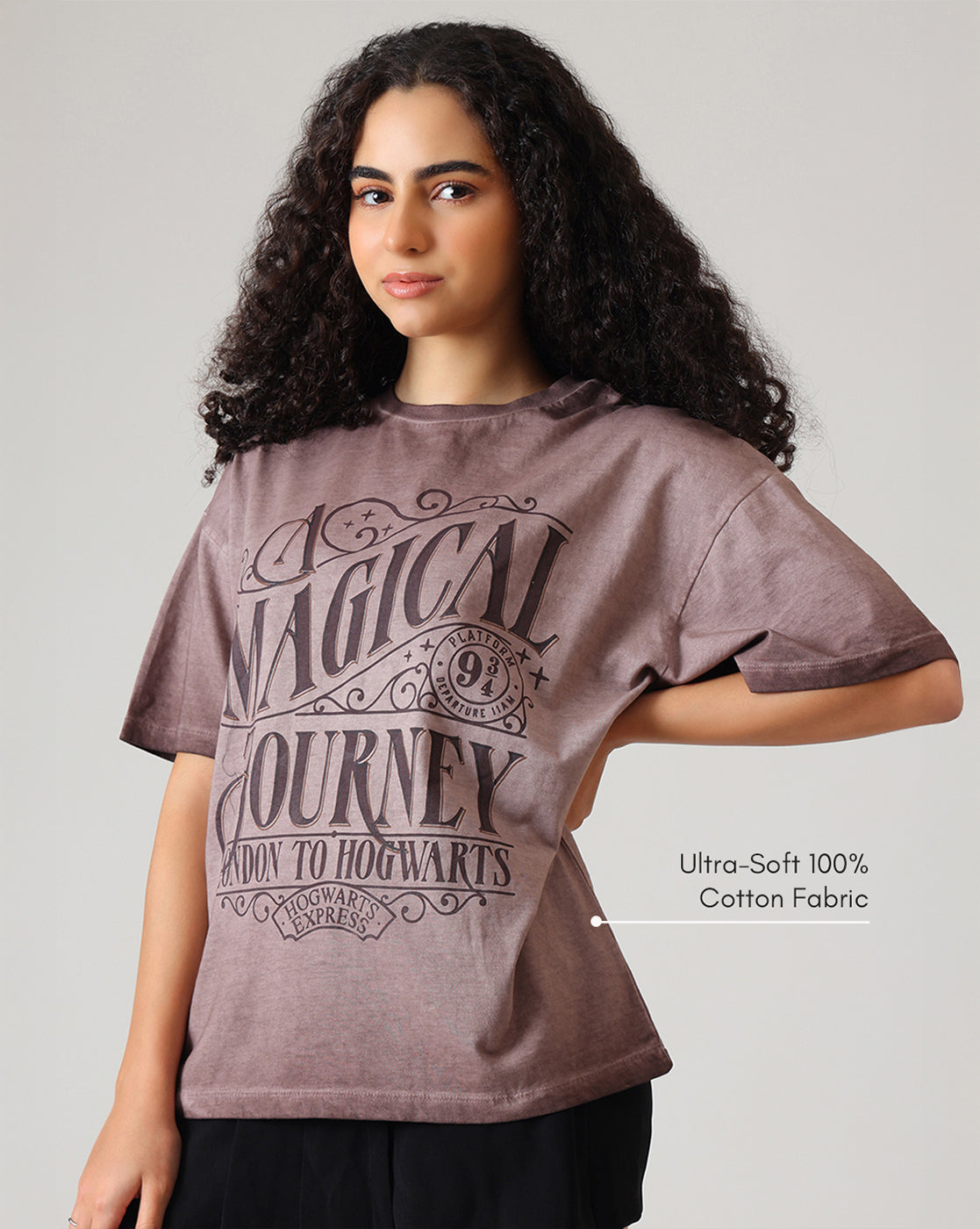 Harry Potter Magical Journey Oversized Tshirt Women