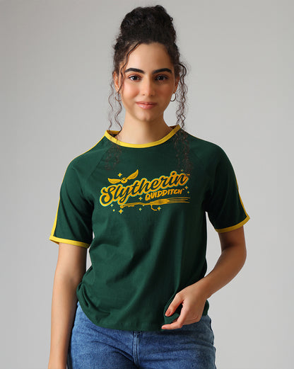 Harry Potter Slytherin Regular Fit Tshirt Women