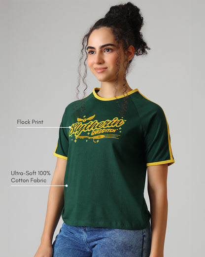Harry Potter Slytherin Regular Fit Tshirt Women