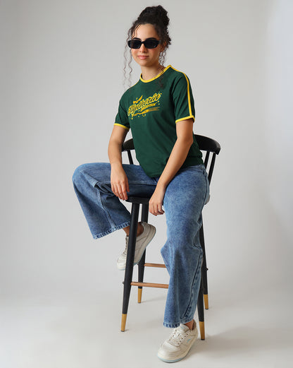 Harry Potter Slytherin Regular Fit Tshirt Women