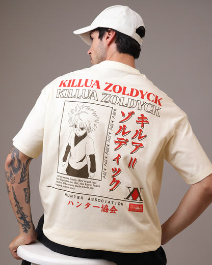 Hunter X Hunter Killua Zoldyck Oversized Tshirt