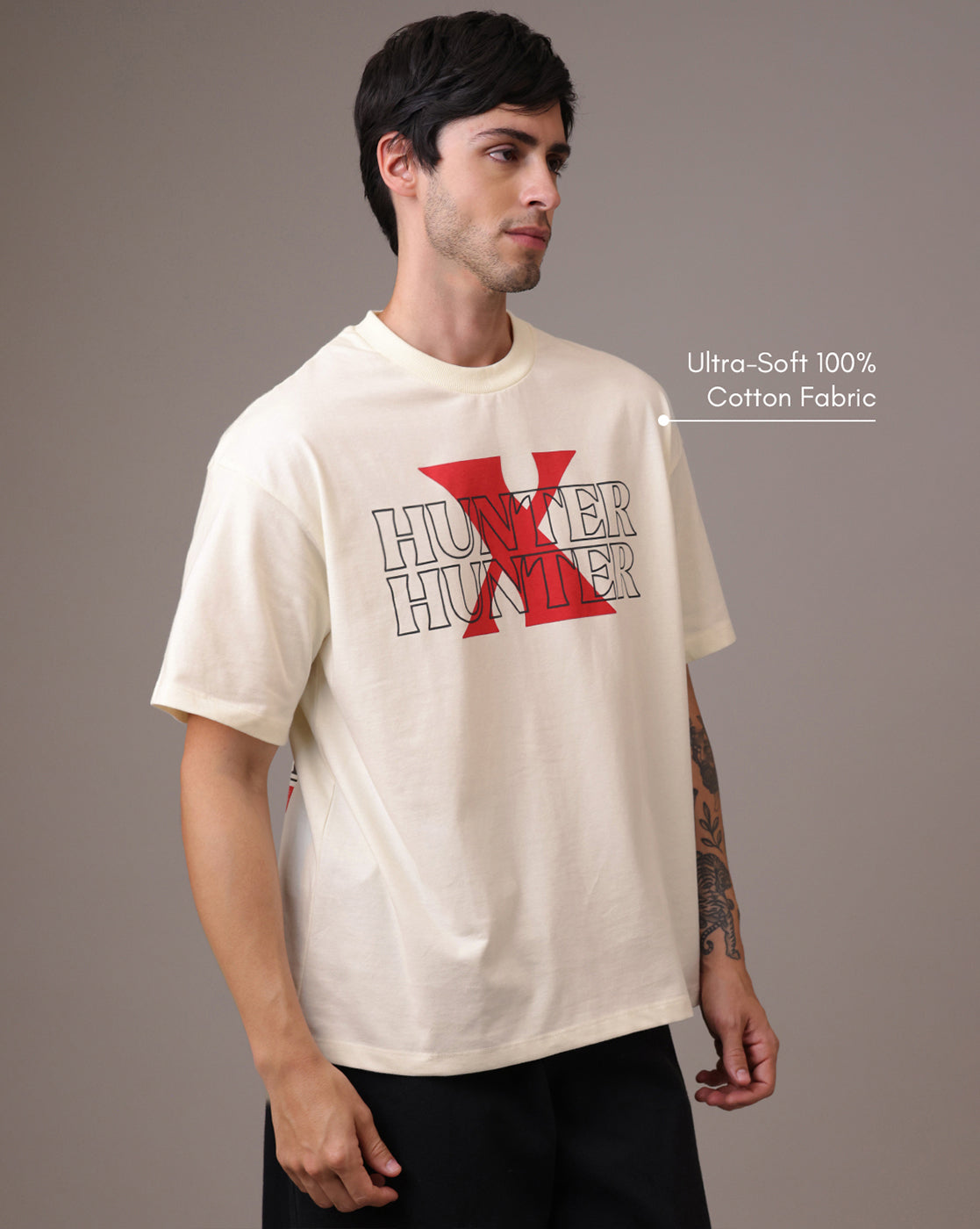 Hunter X Hunter Killua Zoldyck Oversized Fit Tshirt Men