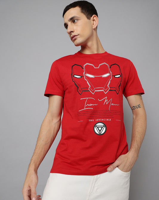 Iron Man Invincible Regular Fit Tshirt Men