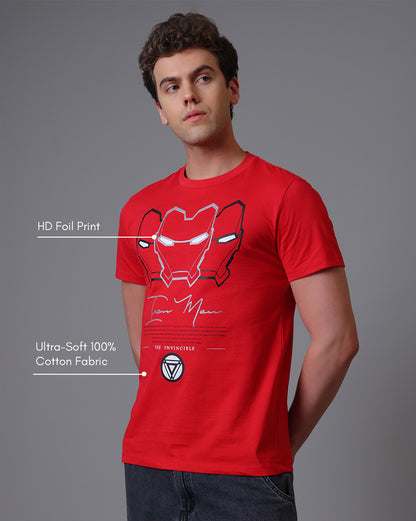 The Invincible Iron Man Regular Fit Tshirt Men