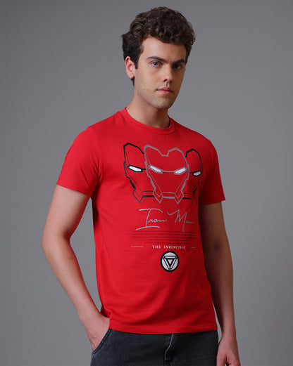 The Invincible Iron Man Regular Fit Tshirt Men