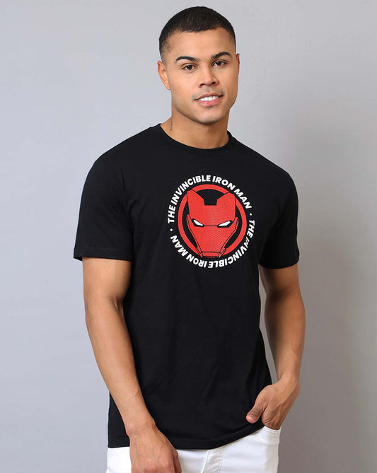 Iron Man Printed Regular Fit Tshirt For Men