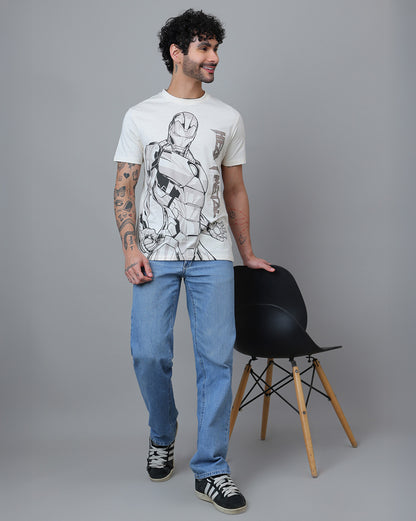 Iron Man  Regular Fit Tshirt  Men