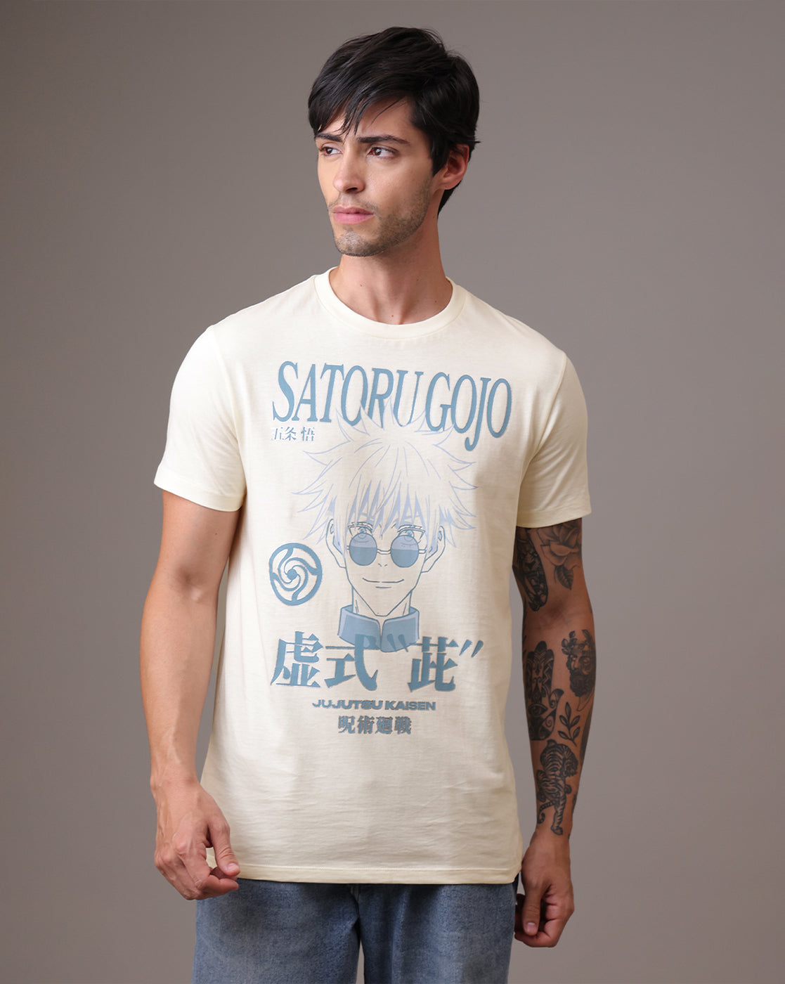 Jujutsu Kaisen Gojo Regular Fit Tshirt Men