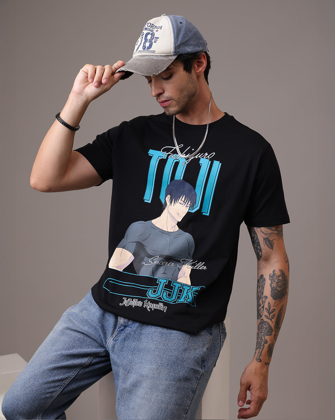 Jujutsu Kaisen Toji Relaxed Fit Tshirt Men